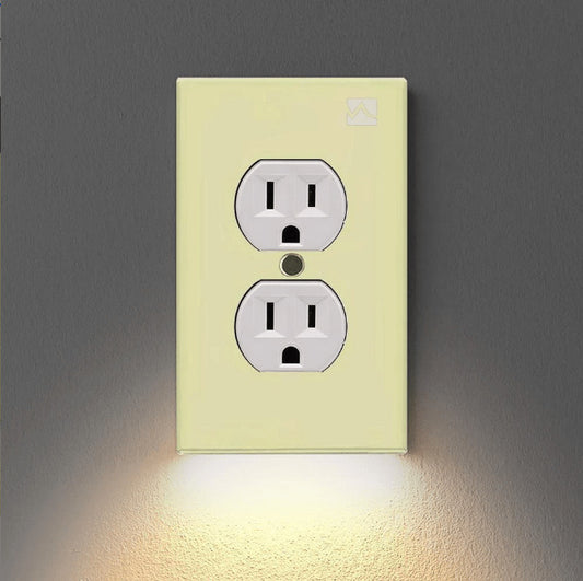 Socket Wall Plate With LED Night Light